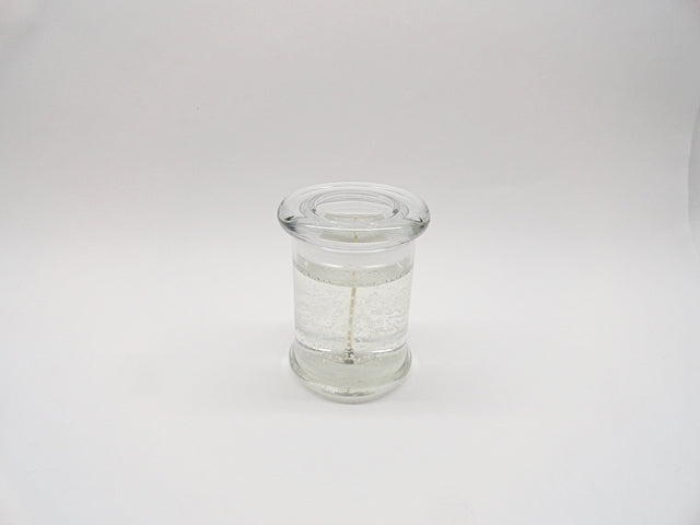 Candy Cane Gel Candle