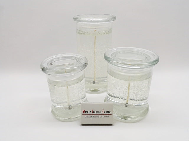 Candy Cane Gel Candle