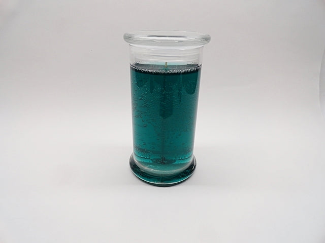 Blue Cactus Gel Candle