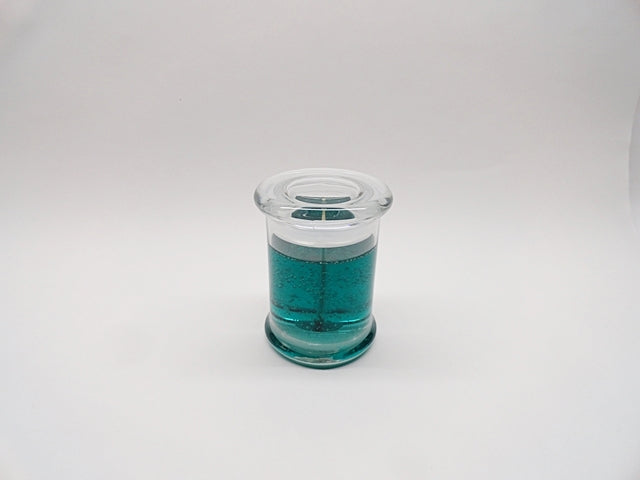 Blue Cactus Gel Candle