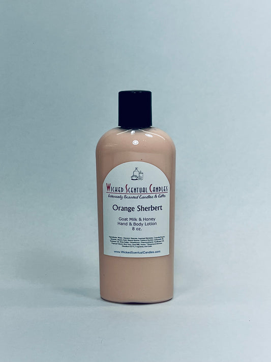 Orange Sherbet Goat Milk & Honey Lotion